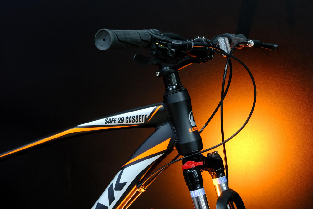 LORAK Safe 29 Cassete Матовый Чёрный/Оранжевый