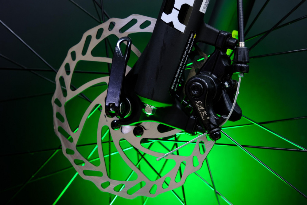 Lorak 2.0 Матовый Чёрный/Зелёный рама 19 (на рост 171-182) (27.5)